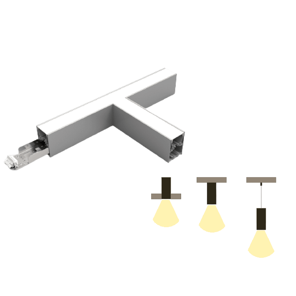 <b>Lichtsystem Lito</b> SMP 60 D T-Verbinder