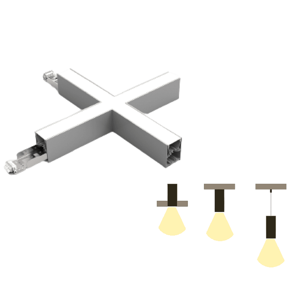 <b>Lichtsystem Lito</b> SMP 60 D X-Verbinder